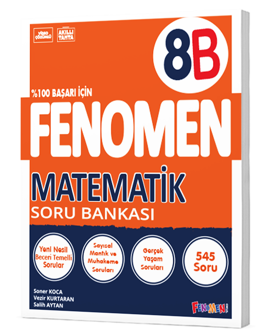 FENOMEN 8 Matematik B Soru Bankası – Kurmaydijital.net